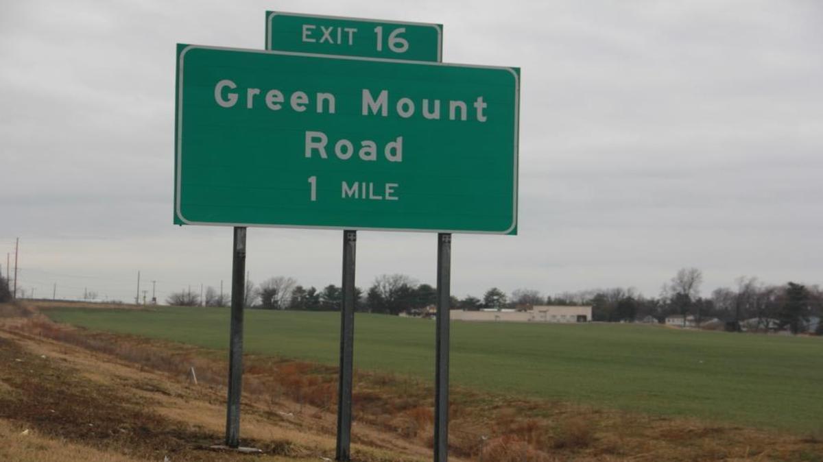 The view of the Rasp Farm TIF from Interstate 64.