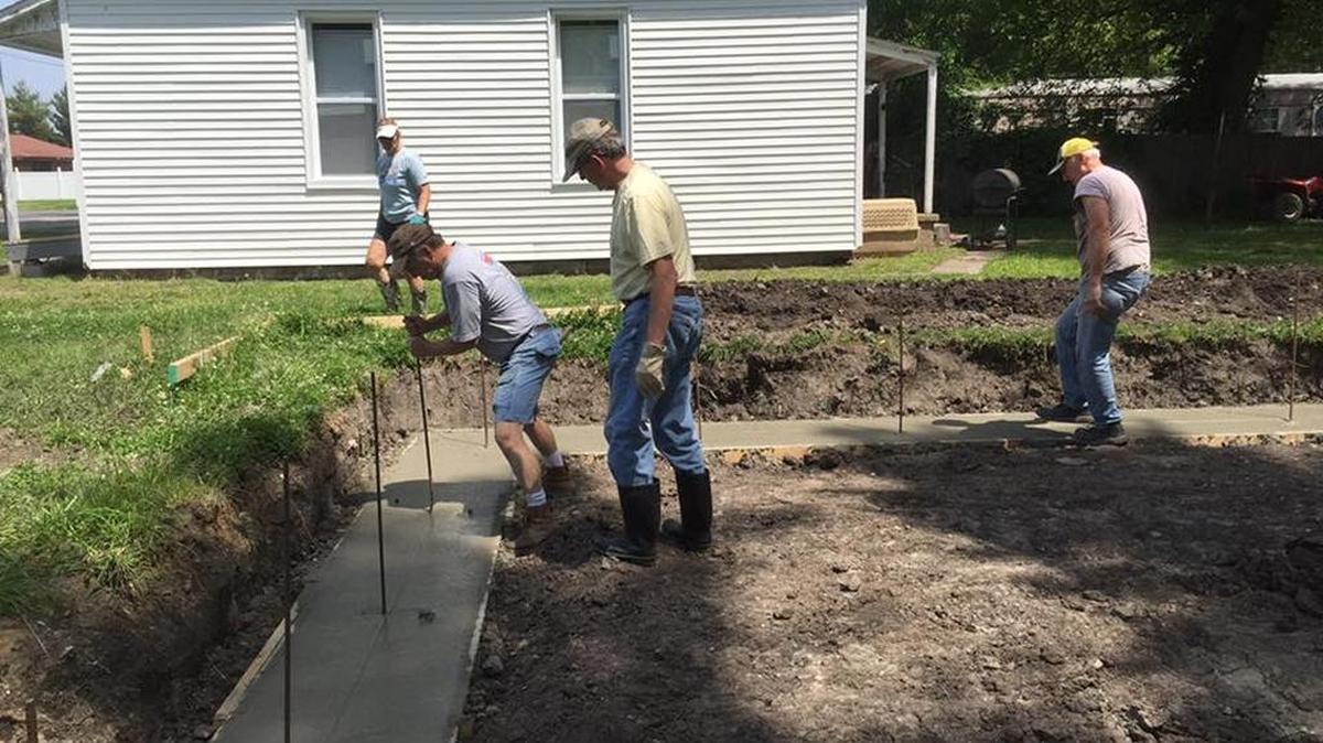 Lewis & Clark Habitat For Humanity O’Fallon Chapter volunteers started ground infrastructure work in early May at 122 Carson Street, which is the site currently under construction for a O’Fallon resident single, working mother and her three children.