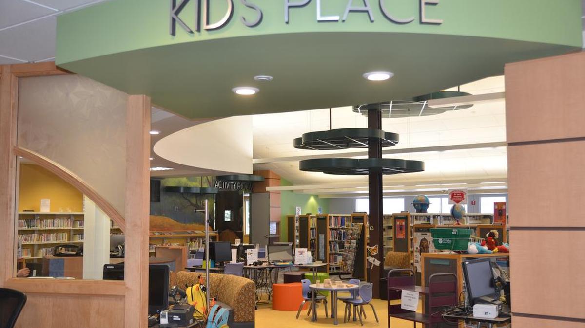 The O’Fallon Public Library has been chosen as the 2016 O’Fallon-Shiloh of Commerce’s Beautification Award recipient. Pictured is the newly remodeled Kids Place area in the library. For the story, please see page 01.