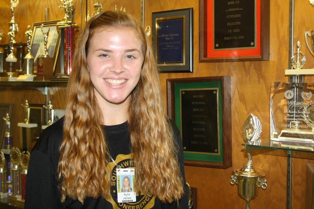 Kylie James is one of the O’Fallon High School October 2017 Students of the Month.