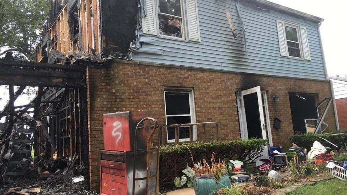 A fire heavily damaged a home at 209 Dartmouth Drive late Tuesday night in O’Fallon. No one was injured as a result.