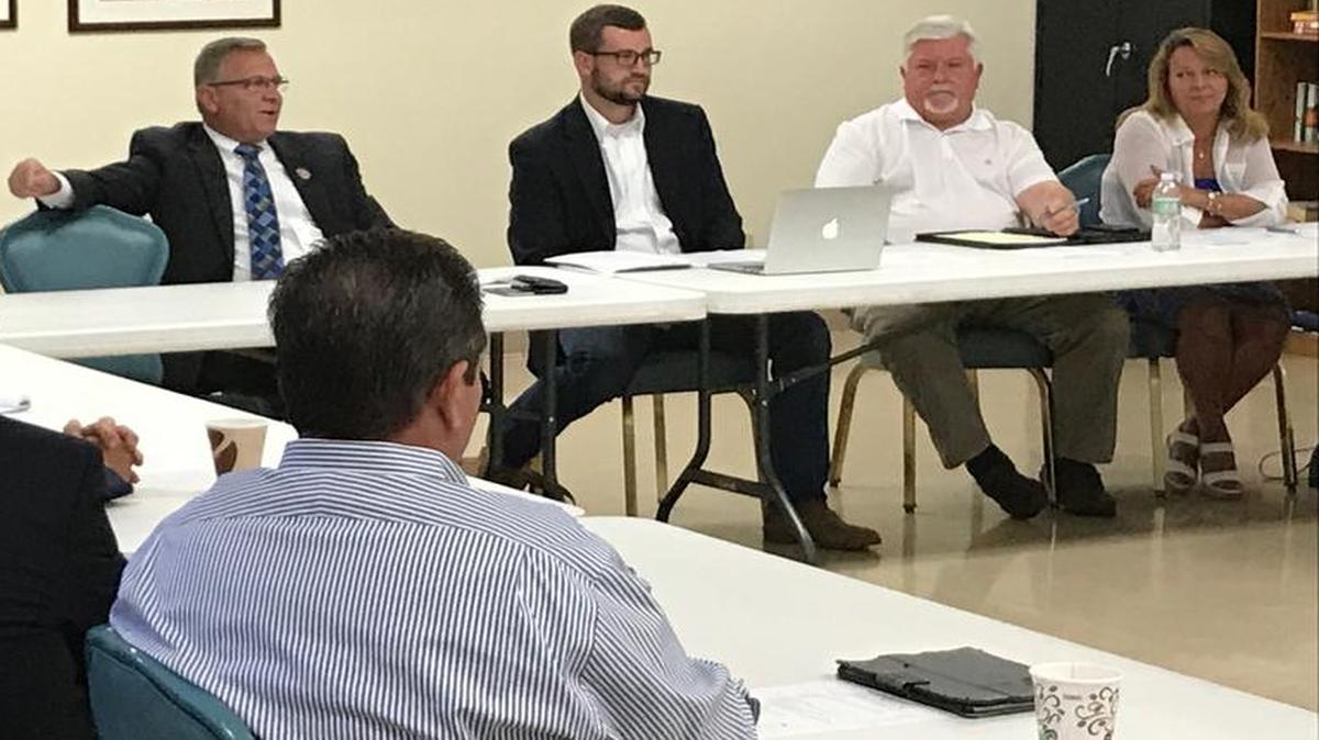 U.S. Rep. Mike Bost (IL-12) organized a panel of Southern Illinois small business owners, manufacturers, and job creators at the Shiloh Community and Senior Center Aug. 17.