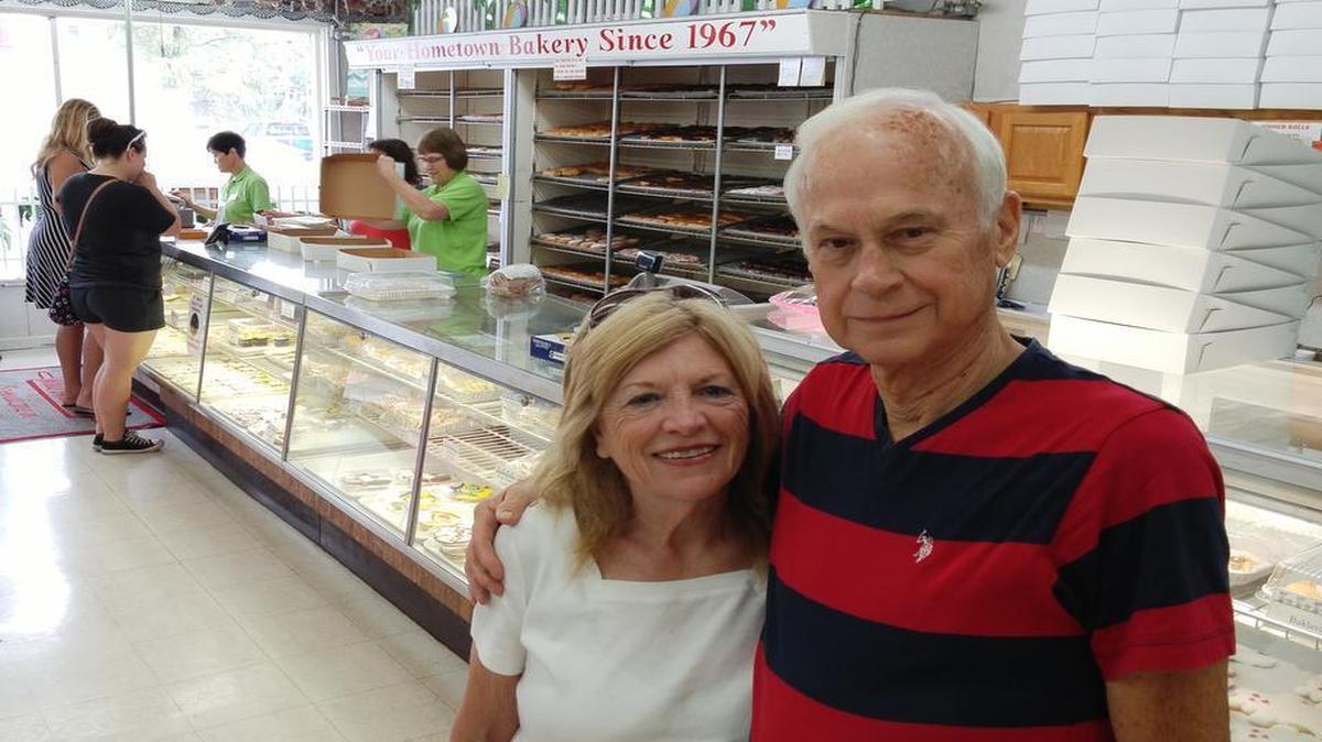 Jim and Barbara Schmitt are the owners of Wood Bakery in downtown O’Fallon.