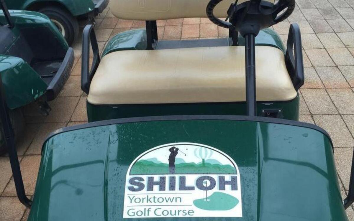The Shiloh Yorktown Golf Course carts are insured for a value of $5,000. Two of 36 were stolen Monday night from the course, according to a Shiloh Police report made Tuesday, March 28, 2017.