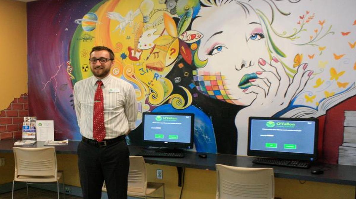 Ryan Johnson, assistant director of the O’Fallon Public Library, and was instrumental in the OFPL winning the Website Makeover Award contest through EBSCO Information Technologies and Stacks Inc.