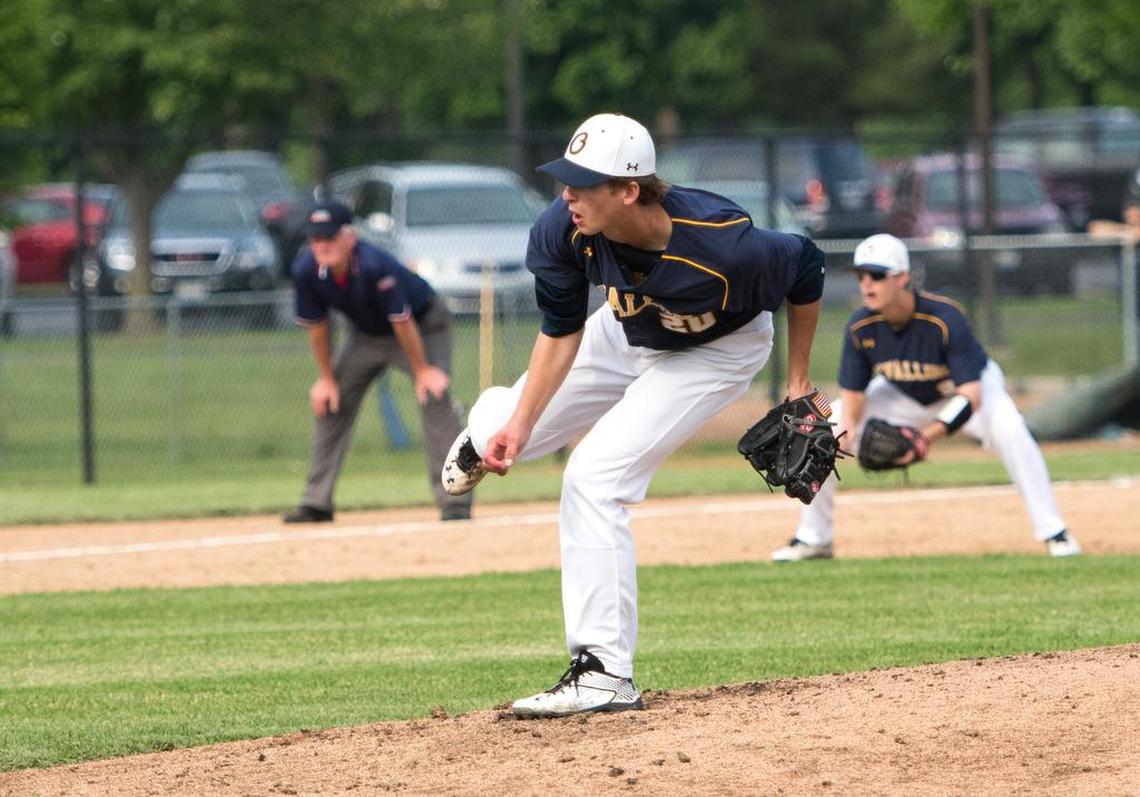 Chris Holba led the O'Fallon baseball team in innings pitched and ERA during his senior season in 2015. The Panthers won 30 games that season.