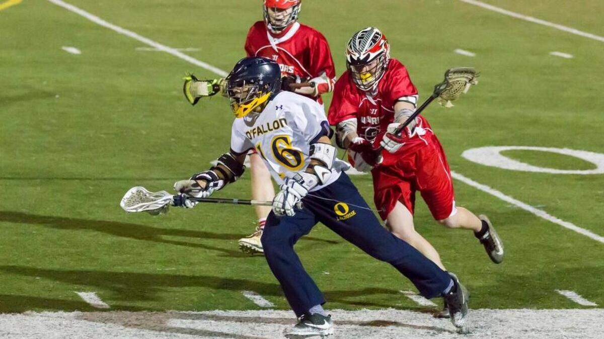 Marcus Gaines (16) takes the ball up field against Fox.