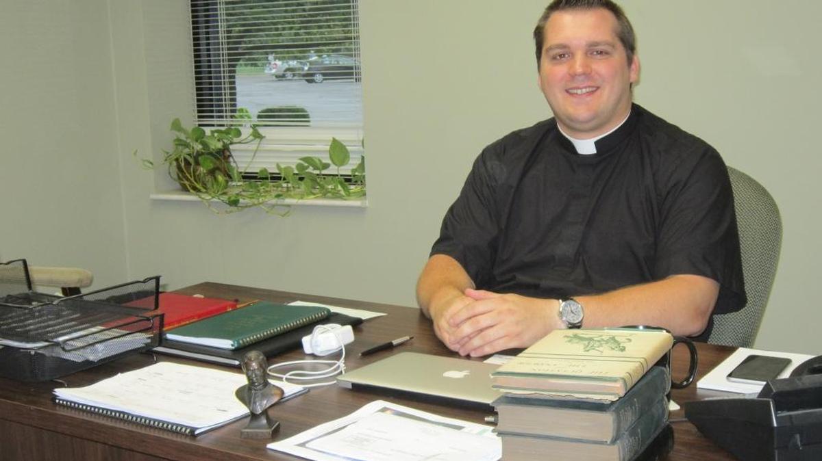 O’Fallon St. Nicholas Catholic Church Associate Priest Brett Judkins.