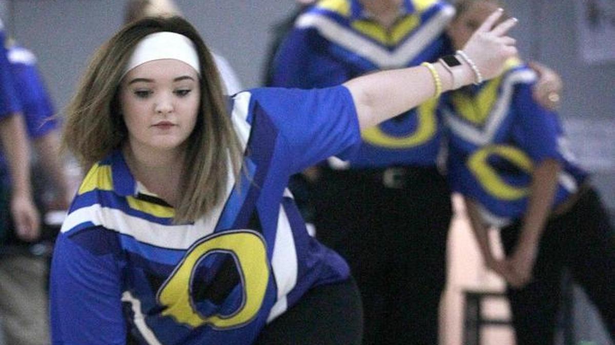 Maddi Thornton led the way for OTHS with a second-place finish with a 593 series at the Panther Team Challenge on Jan. 6.