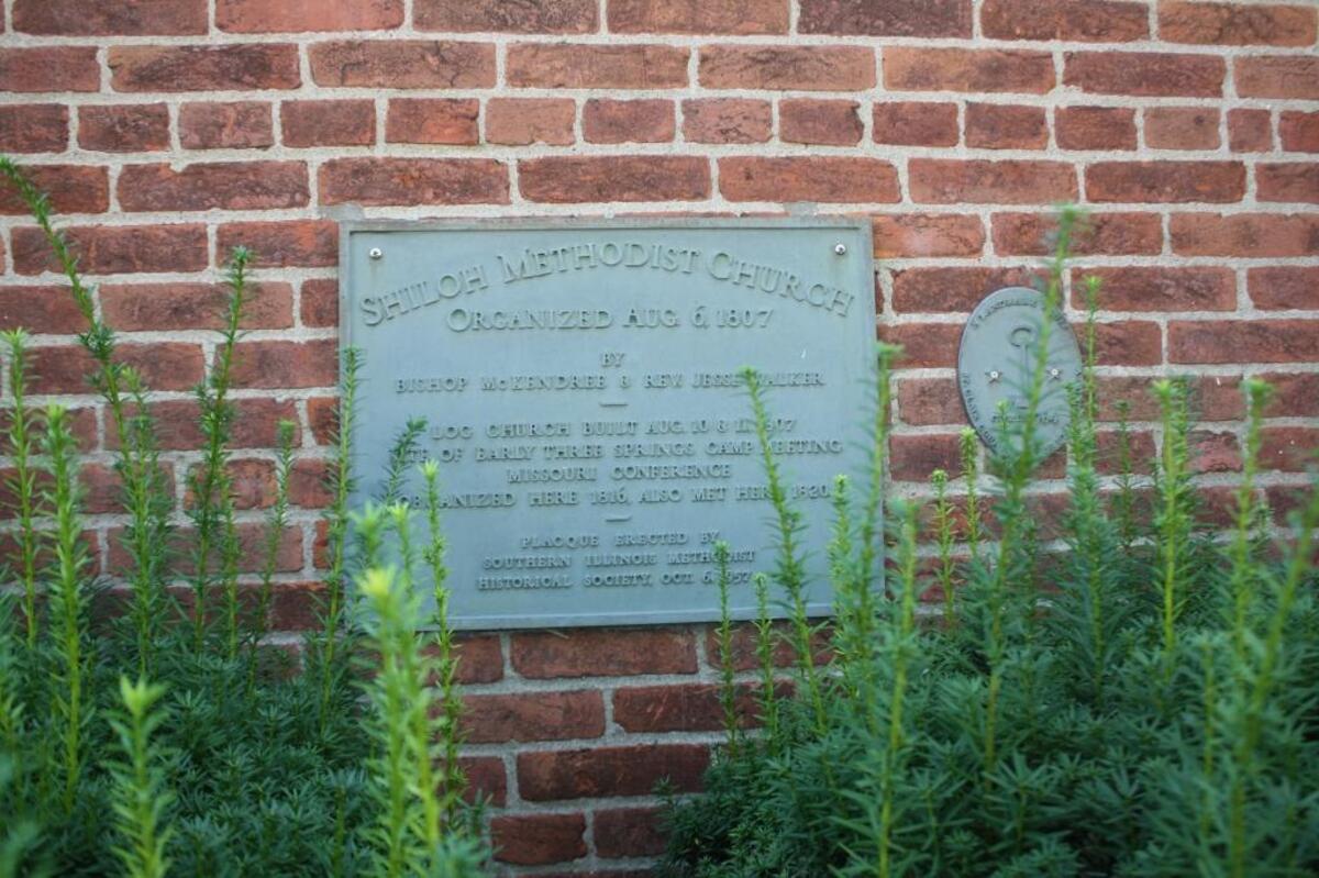 Shiloh United Methodist Church at 210 S. Main St. in Shiloh was founded Aug. 6 1807 and formally recognized by the Southern Illinois Methodist Historical Society Oct. 6, 1957.