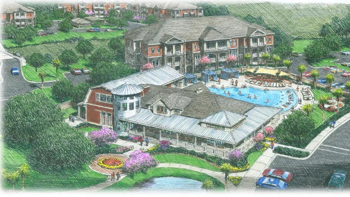 An Impact Strategies contracting graphic concept plan for a new housing development titled “The Savannah,” may be coming soon to the village of Shiloh off of Cross Street, just south of Memorial Hospital East in Shiloh, across the street from Tamarack Lane. The plan calls for a total of 343 units and amnemities like a lake, boathouse, fitness trail, pool and clubhouse.