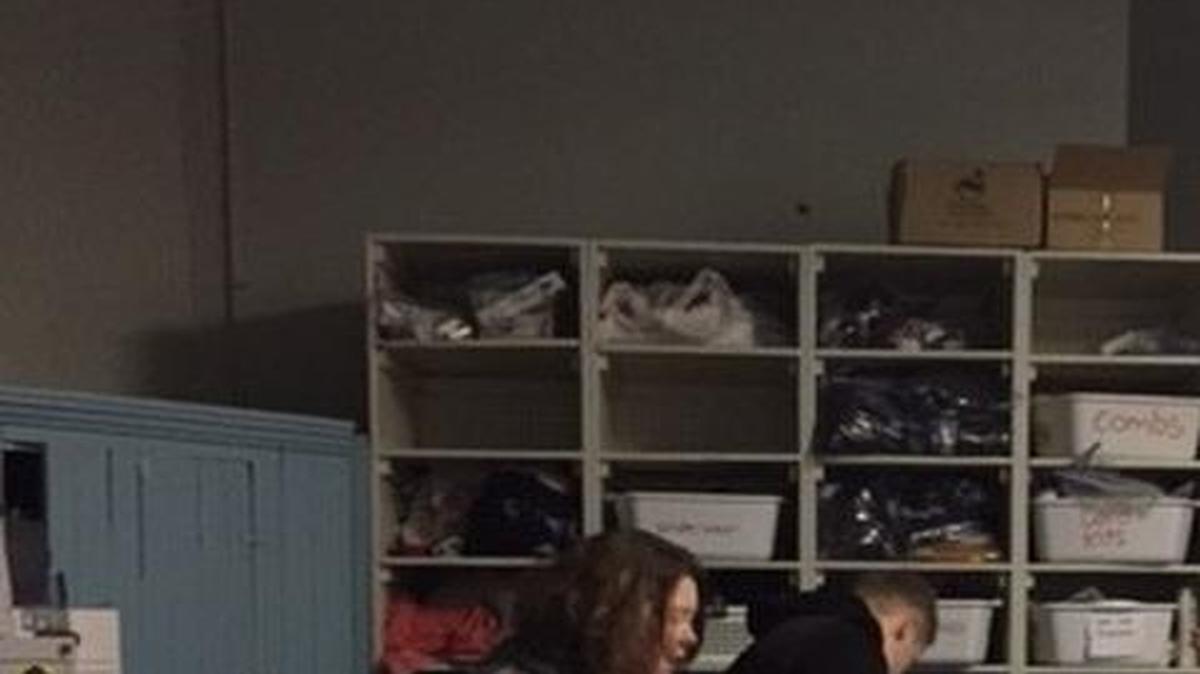 The Advisory Group LLC, a wealth management company based in O’Fallon, and its clients proudly donated “Blessing Bags” to Peter and Paul Community Services in St. Louis, Mo., the organization’s homeless men’s shelter. The Advisory Group distributed Blessing Bags at the shelter in Soulard on Thursday, Dec. 29. The Blessing Bags contained several pairs of thermal socks, hats/gloves, water, snacks, HotHands hand/foot warmers and more. “We believe it is better to give than receive. If the fortunate don’t help the less fortunate, we’ve lost our spirit of humanity. We don’t need a government to fix us, we need to come together, unite, to make a real difference. That’s what we are doing here.” Jim Retter founder/CEO of The Advisory Group. Retter and family, along with Renee Bowers and family, came to help. The Advisory Group has committed to replenish “The Wall” at the shelter. You can see tubs, labeled with items, when they start to run low, The Advisory Group and clients will work together to keep The Wall stocked.