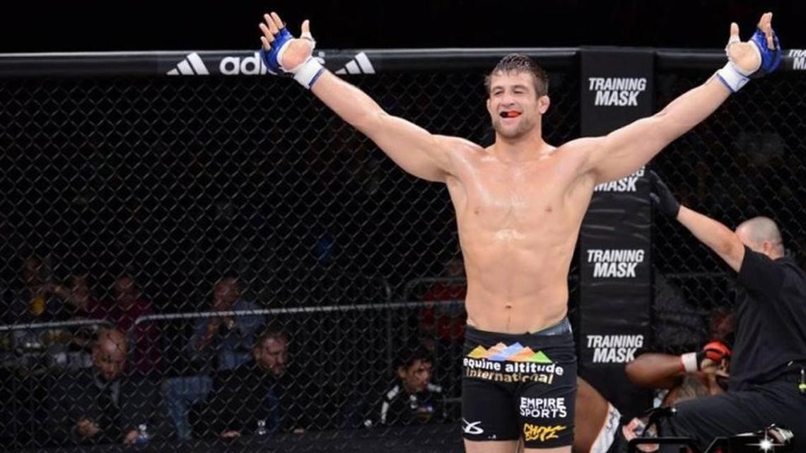 Andrew Sanchez, a native of Shiloh and graduate of O’Fallon High School, won season 23 of “The Ultimate Fighter” that comes with a six-fight UFC contract.