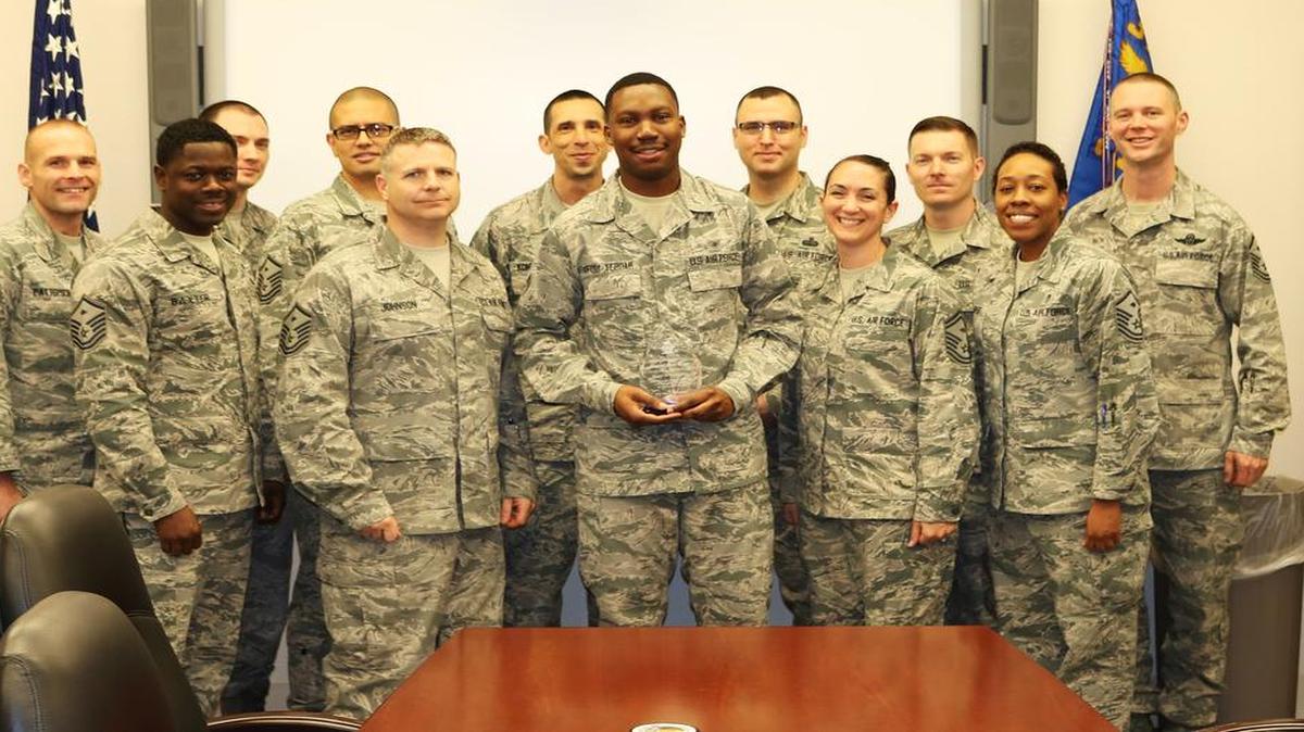 Airman 1st Class Ofosu-Yeboah, 375th Dental Squadron dental laboratory technician, has been a phenomenal asset to the Dental Laboratory. Despite arriving only seven months ago and being a new Airman in upgrade training, he has been a linchpin in productivity, earning the lab top producer award for February. He created the Dental Squadron’s showcase presentation, highlighting personnel awards and achievements to patients and visitors. He is also a diverse volunteer, aiding in the 375th Air Mobility Wing’s Centennial 5K run, annual awards banquet, and member of the Wingman Day events planning committee. Furthermore, he was invited to the Belle-Scott enlisted dinner, enhancing relations between Air Force and local community police, council members, and statesmen. Lastly, Ofosu-Yeboah volunteered with the St. Louis Honor Flight, recognizing WWII Vets for their service and sacrifice.
