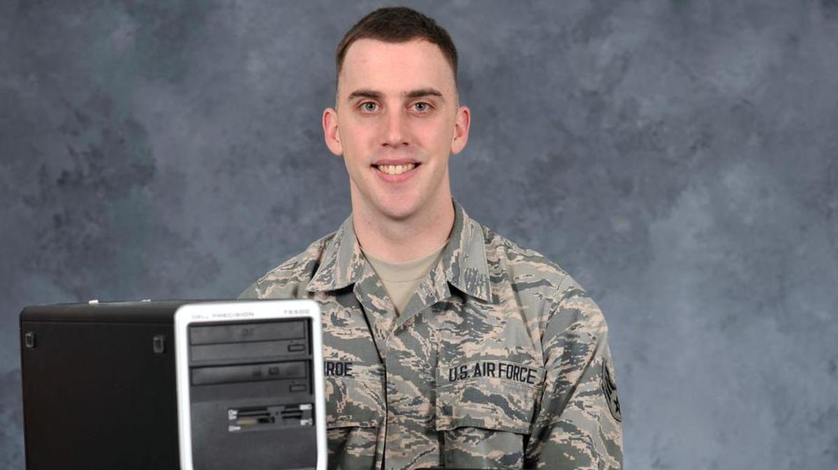 Senior Airman Andrew Monroe, 375th Communications Support Squadron application developer, is this week’s “Showcase on ICE.” Monroe developed a more collaborative environment in his flight and his membership on a cross-functional team focused on the modernization of the software development lifecycle. Monroe was selected to act as the “voice” of the Airmen in the 375th Communications Group. He was specifically sought out to bring any questions, concerns, or comments from the junior enlisted to the Group Technical Director. Monroe demonstrated his devotion to excellence by being selected to serve as the lead trainer only one month after being assigned to the Base Honor Guard. His performance led to his winning Honor Guardsman of the Quarter for the second quarter of 2017.