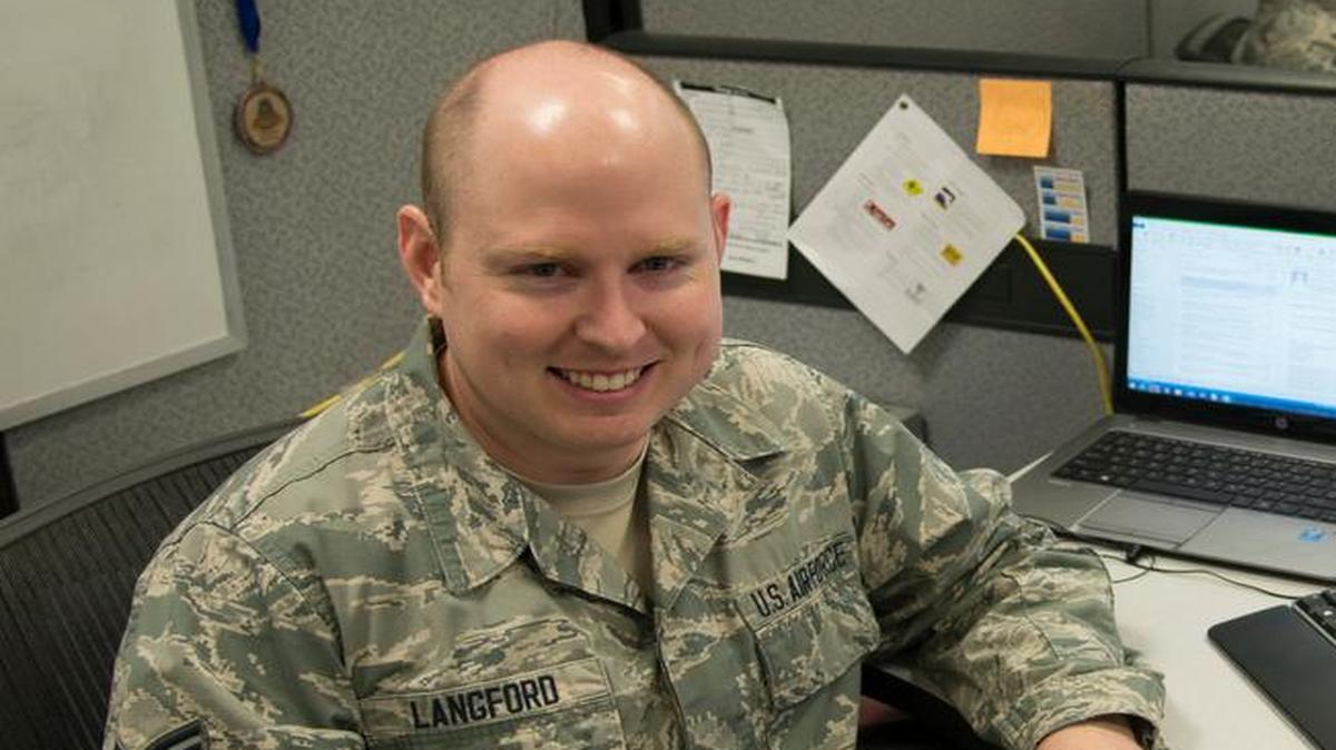 Senior Airman Graham Langford, 375th Communications Support Squadron, is one of this week’s “Showcase on ICE.” Recently, he took the initiative to redevelop the application into AMC’s first multi-platform hybrid app, allowing for the creation of single applications working on all devices rather than a separate project for each system. His efforts have ensured the continued support for the 57 bases currently using MyMC2 to deliver resiliency information to its 55,000 users. He dedicated 200 hours to training on mobile development platforms and languages. As one of the founding members of the CyberFix program, he applies his skills to offer free technical support, saving the base community an average of $3,000 each month. In recognition of his teaching abilities, Langford was hand-picked to help teach basic programming skills to the students at local Mascoutah Elementary School in order to stimulate interest in the STEM fields.