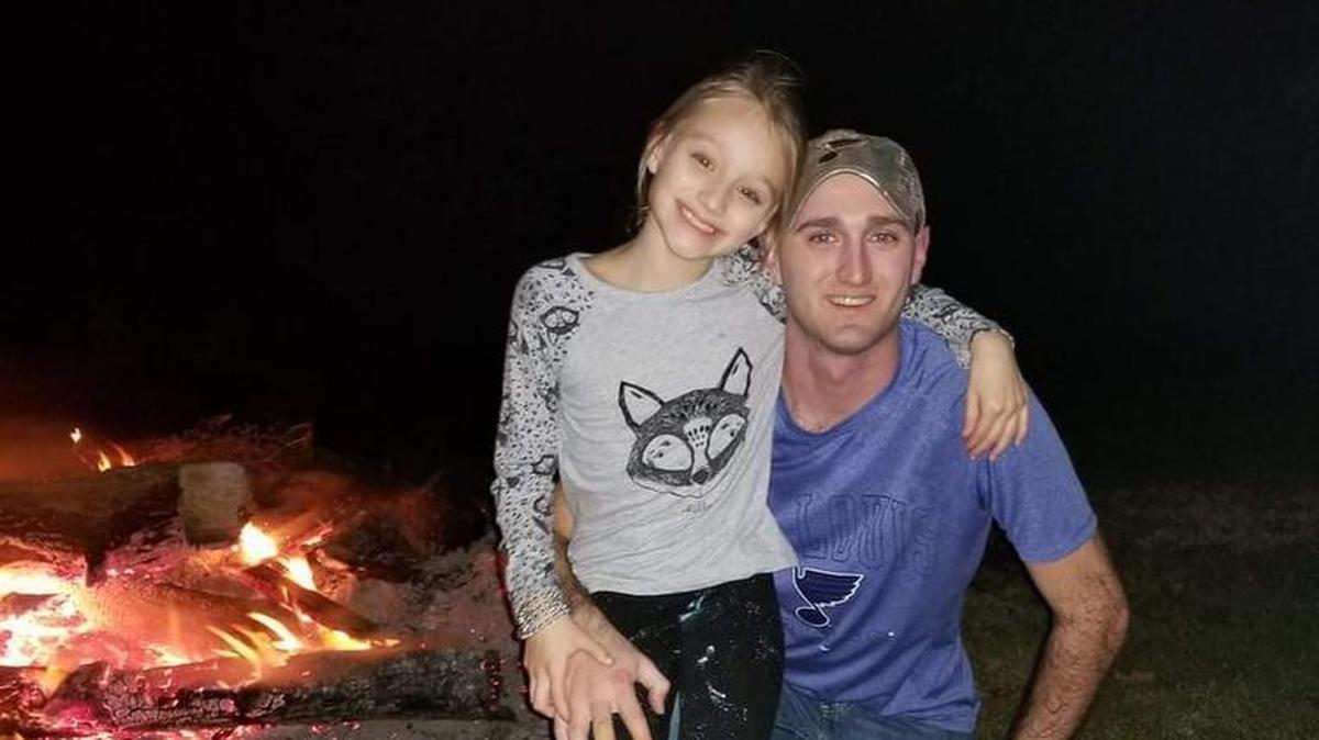 Staff Sgt. David Nester, 375th Comptroller Squadron, is pictured with his 9-year-old daughter, Lillyan.