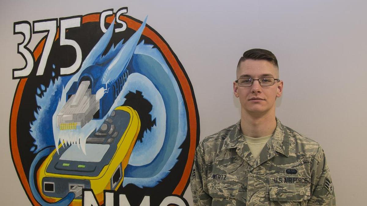 Senior Airman Dylan Wertz, 375th Communications Squadron, is this week’s Showcase Airman.