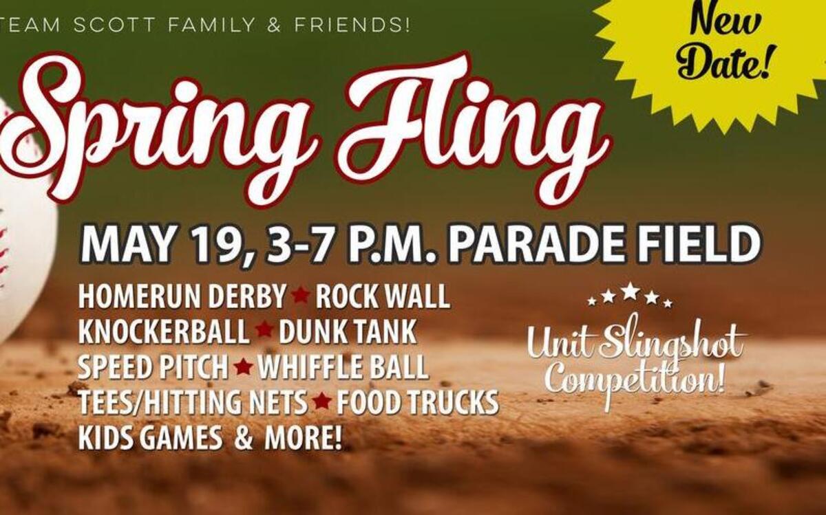 The Spring Fling at Scott has been rescheduled for May 19.