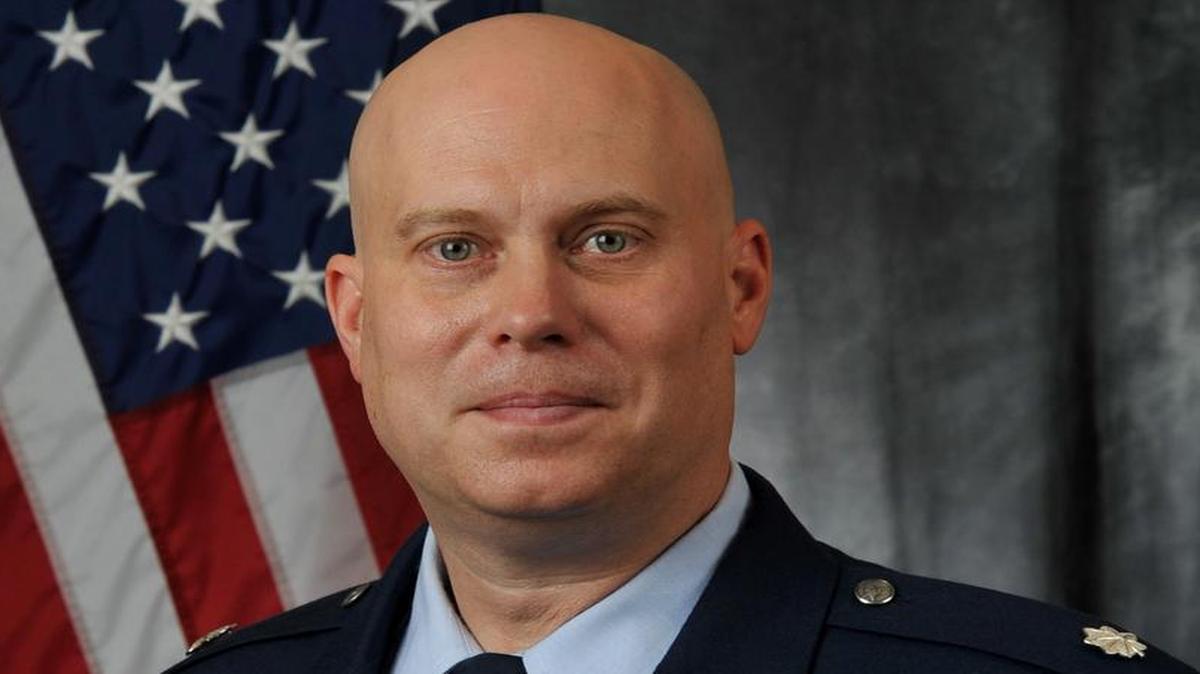 Lt. Col. Russel Frantz, the new 375th Aeromedical Evacuation Squadron commander.