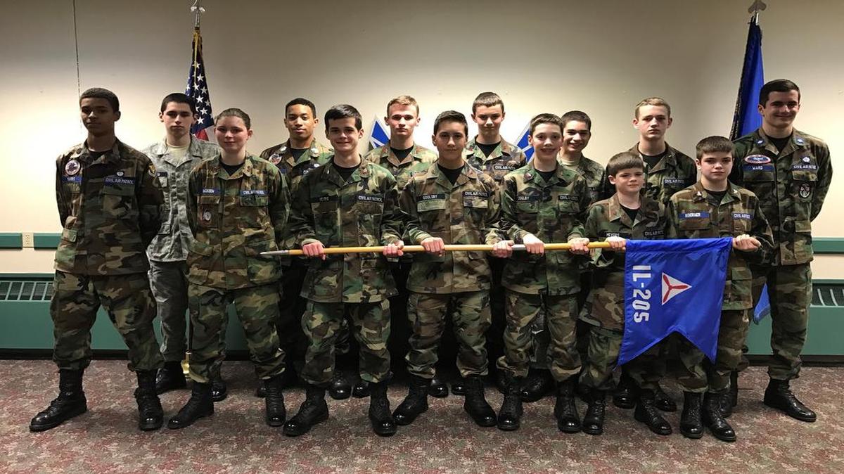 Seventeen Civil Air Patrol cadets, or roughly 50 percent of the current cadet corps of the Scott Composite Squadron, were promoted Jan. 24 in the largest ceremony of its type in recent squadron history.
