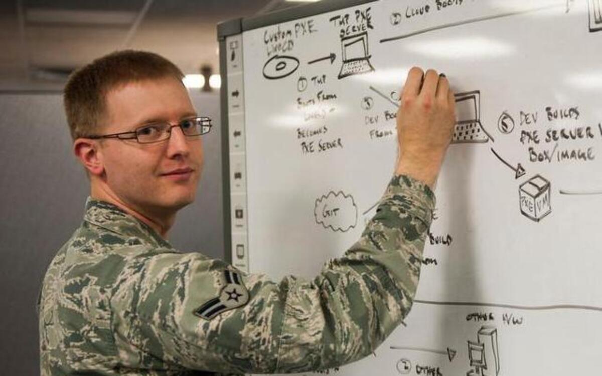 Airman 1st Class Matthew Evans, 375th Communications Support Squadron, is this week’s “Showcase on ICE.” Evans expedited a major overhaul of the My Military Communities iOS application, performing work beyond original requirements, and finishing ahead of schedule. His work proactively reduced the time required for any future maintenance on the application and was critical to the app’s continued delivery of resiliency information for 56 bases and 55,000 users. He has established himself as the subject matter expert for programming in Javascript and for refactoring to standards. Evans was selected to attend two classes totaling 24 hours on industry-standard coding practices. Evans further demonstrated his capability by helping a Client System Administrator repair six SIPRNET machines, resolving a week-long mission stoppage impacting 71 members. His expertise enabled the 375th CSPTS team to place 2nd in the Hack-tober Challenge. Additionally, since his arrival six months ago, Evans has worked closely with the Scott AFB Library to enhance their ability to provide cyber education. With no formal training and minimal oversight, he founded the Library’s Cyberfix program which provides tech support and cybersecurity training for Scott AFB members free of charge.