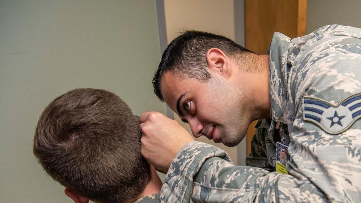 Senior Airman Erfan Ebrahimnejad, 375th Aerospace Medicine Squadron public health technician, is this week’s Showcase Airman. Photo by Senior Airman Melissa Estevez