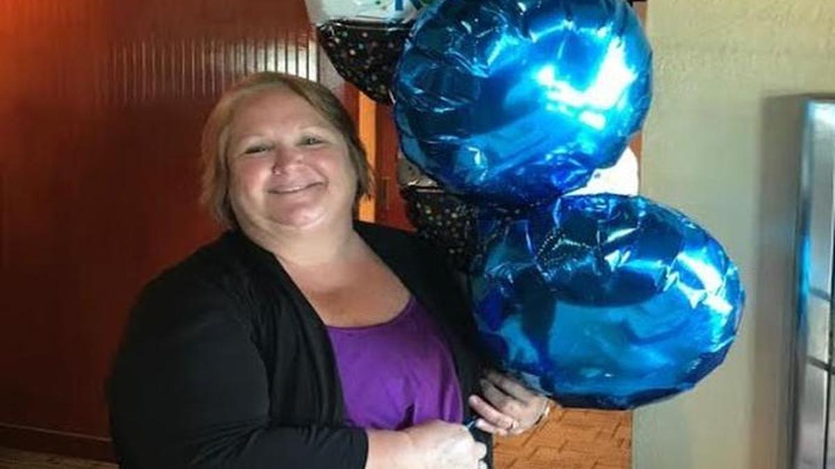 Alice Hoff celebrates her last day and retirement from the 375th Logistics Readiness Squadron.