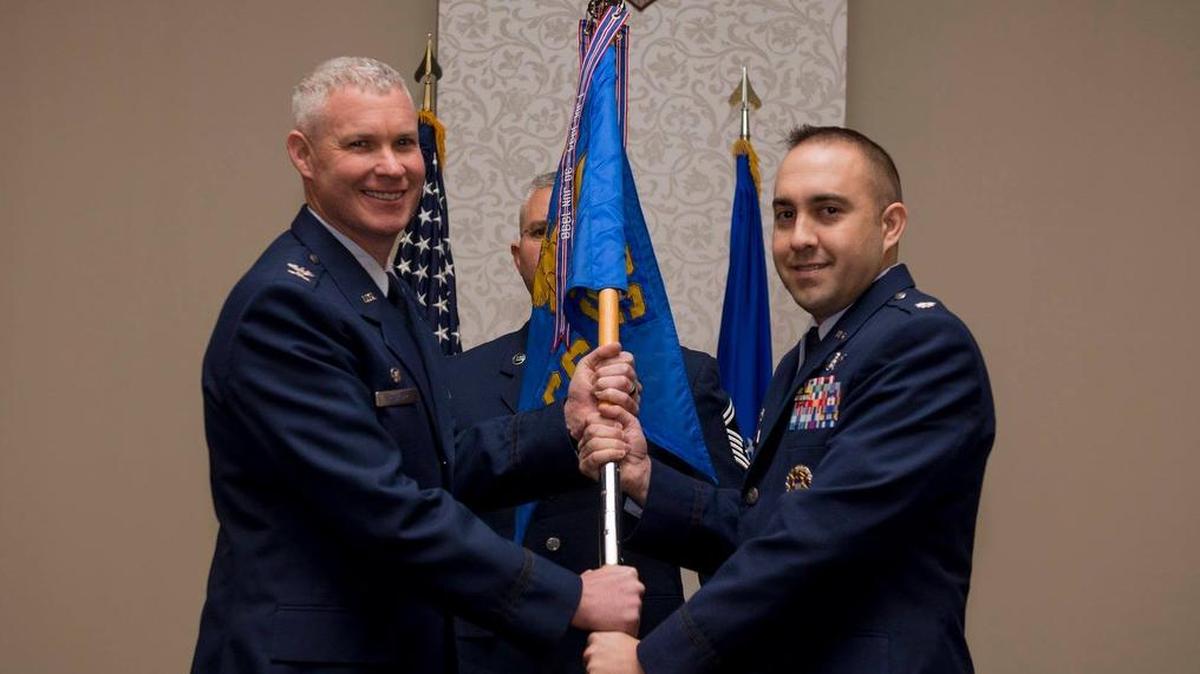 Lt. Col. Robert J. Andree assumed command of the 375th Communications Support Squadron Jan. 25 at Scott Air Force Base.