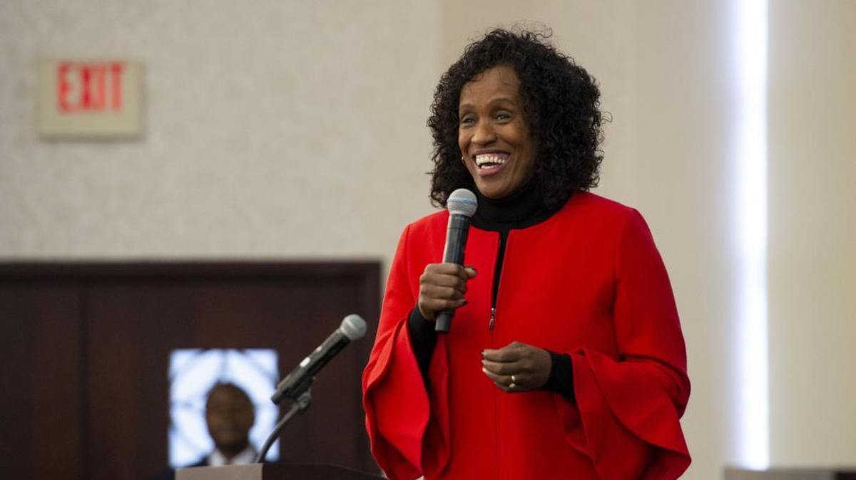 Olympian and activist Jackie Joyner-Kersee served as the guest speaker at the 2019 Annual Martin Luther King Jr. Luncheon at Scott Air Force Base. The East St. Louis native and six-time Olympic medal winner spoke about how she was inspired to positively impact her own community by creating the Jackie Joyner-Kersee Foundation, which supports young people through education, athletic, and character-building programs.