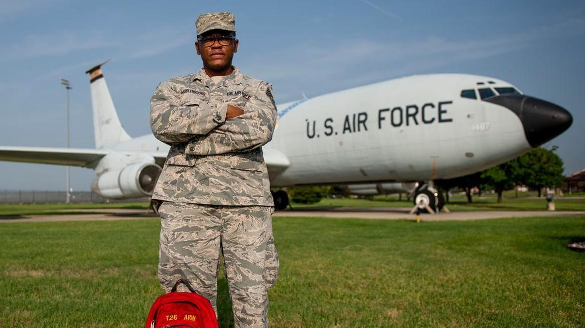 Staff Sgt. Carlos O. Middlebrooks, a member of the 906th Air Refueling Squadron and 126th Operations Group, is this week’s Showcase Airman.