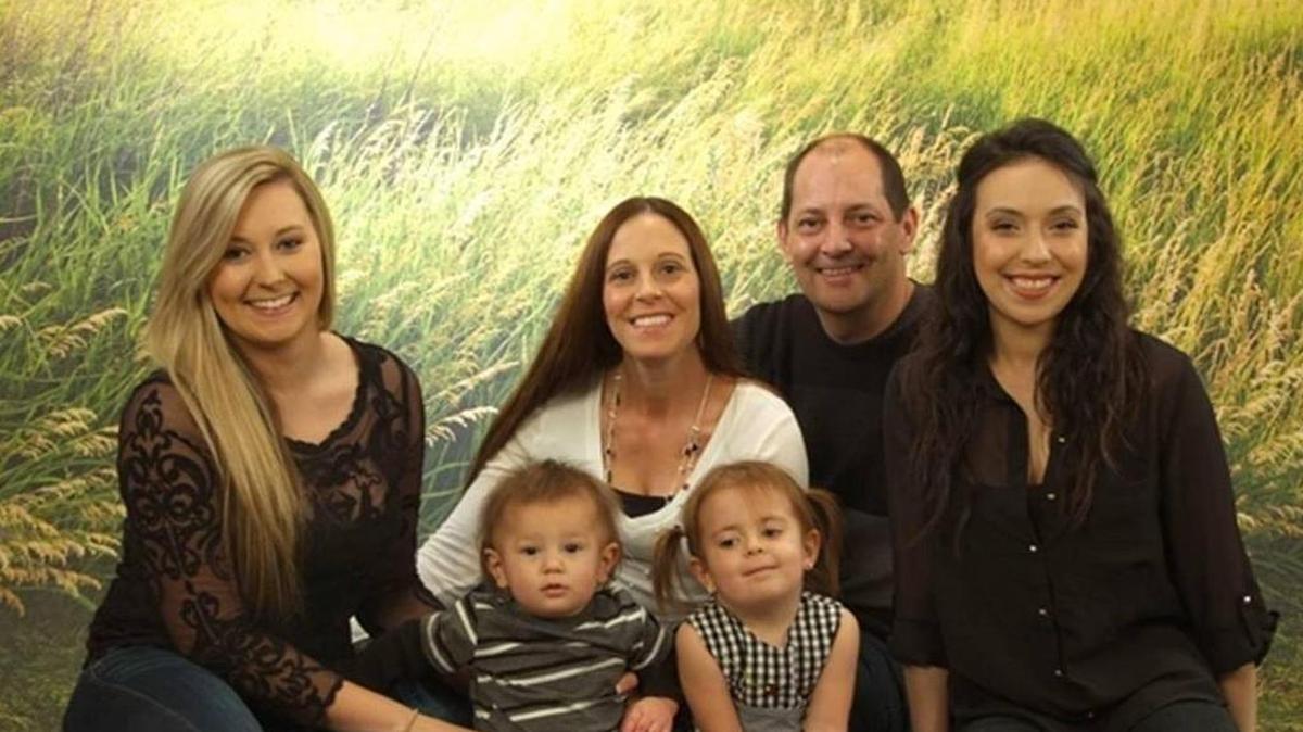 The Hickey family from 2015: Patricia, Tony, Amber, Brittany, Isabella and Matthew.