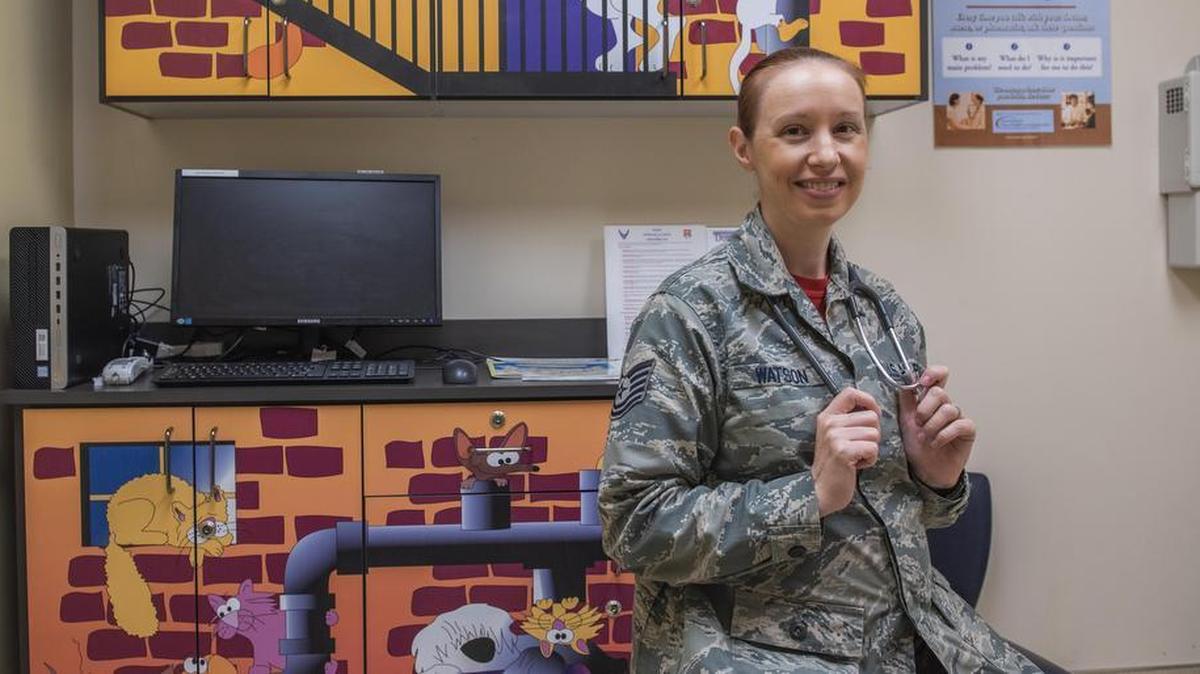 Tech. Sgt. Erin Watson, 375th Medical Operations Squadron pediatrics flight chief, is this week’s Showcase Airman.