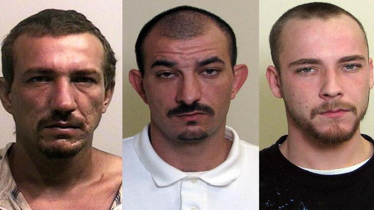 From left, Christopher R. Smith, Dennis Slater and Justin Hill