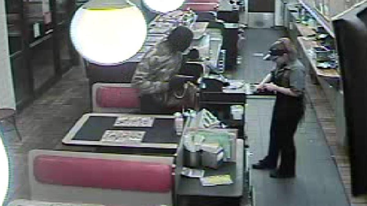 Two men are sought in the armed robbery of the Granite City Waffle House early Friday morning. A shot was fired during the robbery, but no one was injured.