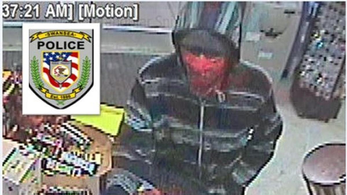 Hucks gas station surveillance video shows the suspect.