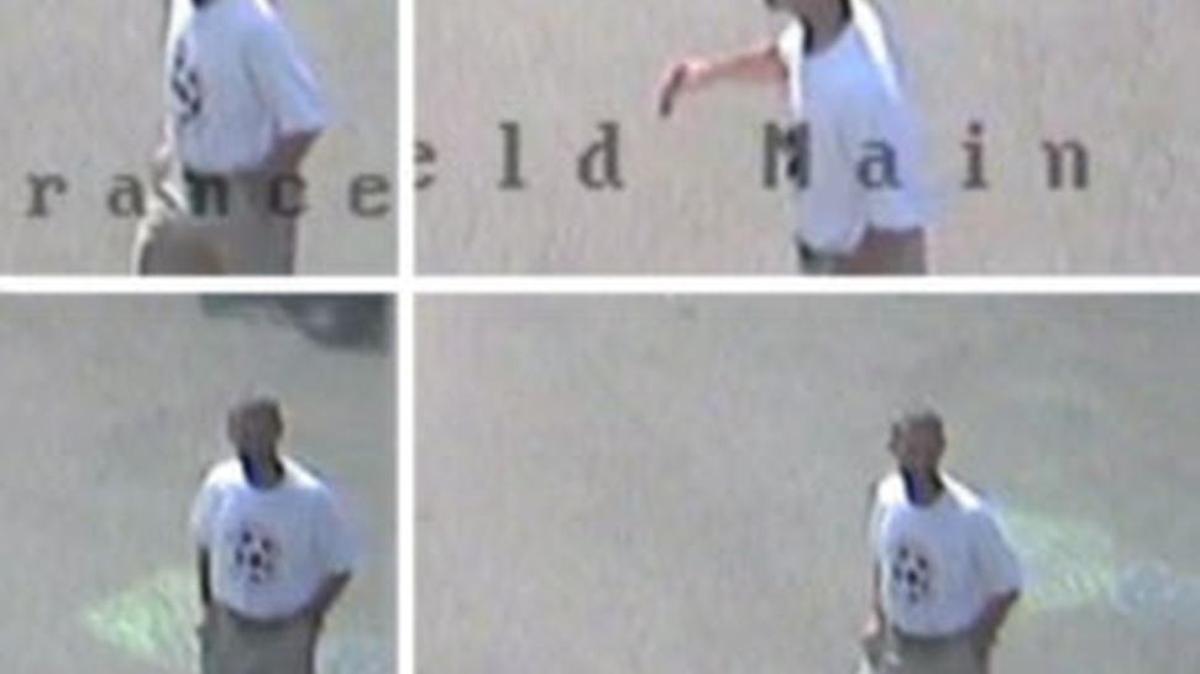 
O’Fallon police say a middle-aged man they haven’t been able to locate made lewd comments to a boy at Community Park on Friday. Security cameras at the park, located at 401 E. Fifth St., captured images of the man. 
