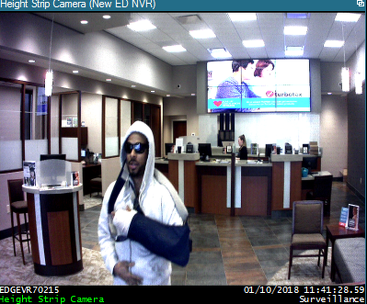 Surveillance image of the suspect.