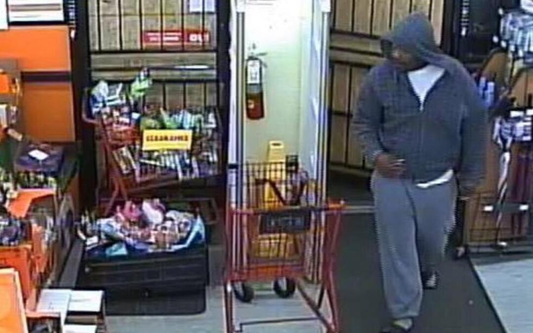 Belleville police say this man entered the Family Dollar store at 610 N. 89th St., implied he had a gun and robbed the store of cash. The man then left the scene in a Pontiac Grand Am.