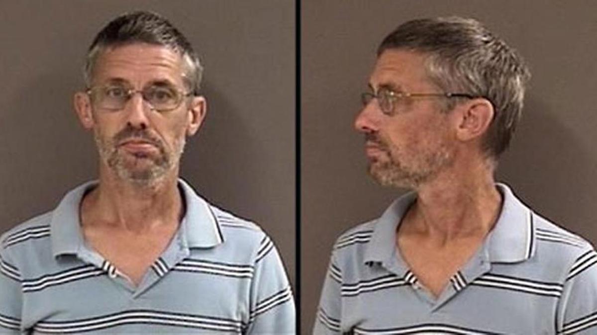 
O’Fallon Police Department released photos of Ronald A. Fernandez. He was charged two crimes following an investigation of alleged innapropriate remarks to a 14-year-old in a bathroom at the O’Fallon Community Park.
