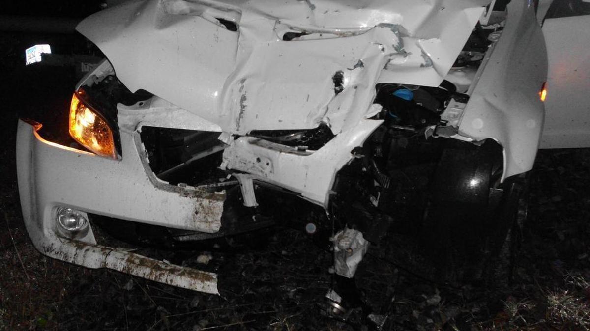 A vehicle driven by Samuel Mitchell, according to Caseyville police, left the roadway Saturday and crashed into a railroad crossing signal in the 600 block of East O’Fallon Drive, causing extensive damage to both the railroad crossing and the suspect vehicle.