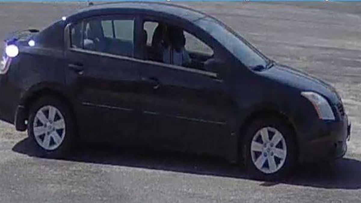 Police are looking for the driver of this late model Nissan Sentra in connection with a burglary in Shiloh.