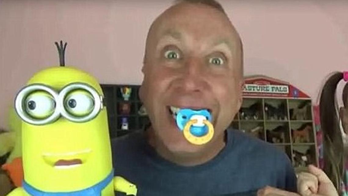 Screen grab of Greg Chism from the Toy Freaks channel on YouTube.