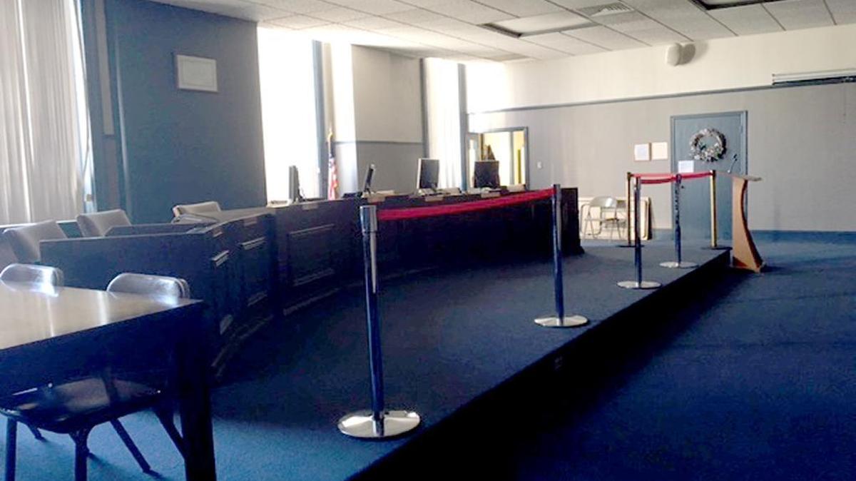 Madison County’s satellite courtroom in Collinsville, where traffic cases are handled.