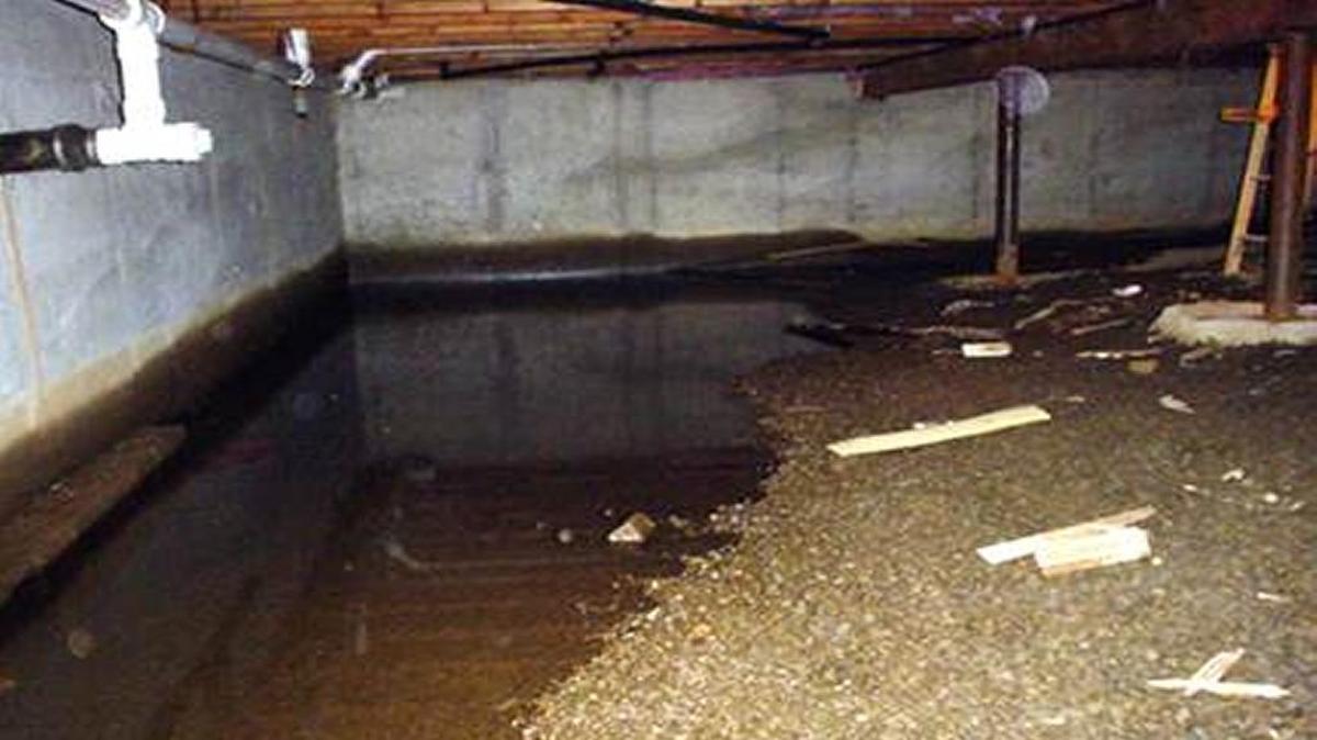 Many basements and crawl spaces were flooded by the recent heavy rain that soaked the metro-east.