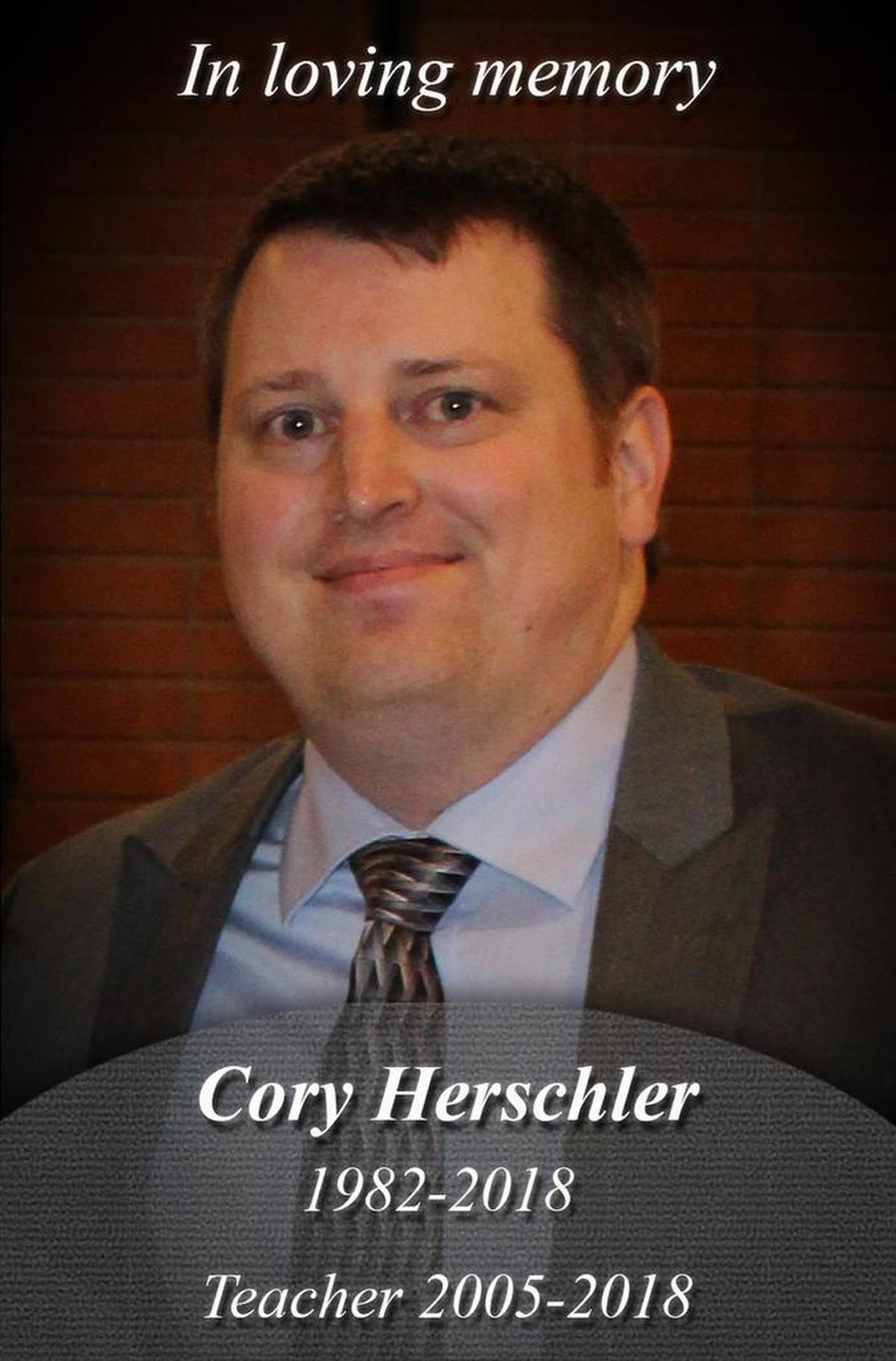 Cahokia High School students and staff are mourning the loss of a math teacher Cory Herschler, of Belleville, who died Friday morning the day before his 36th birthday.