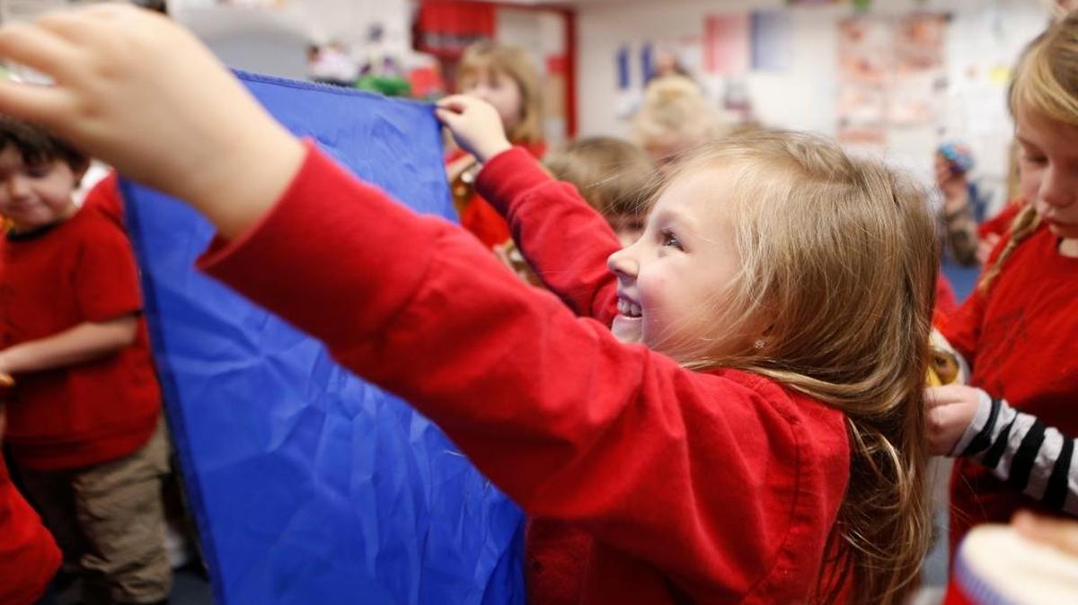 Jerzie Gatewood, 4, during Ann Jarrett Mangiaracino's pre-k class at the Granite City Early Childhood Center.