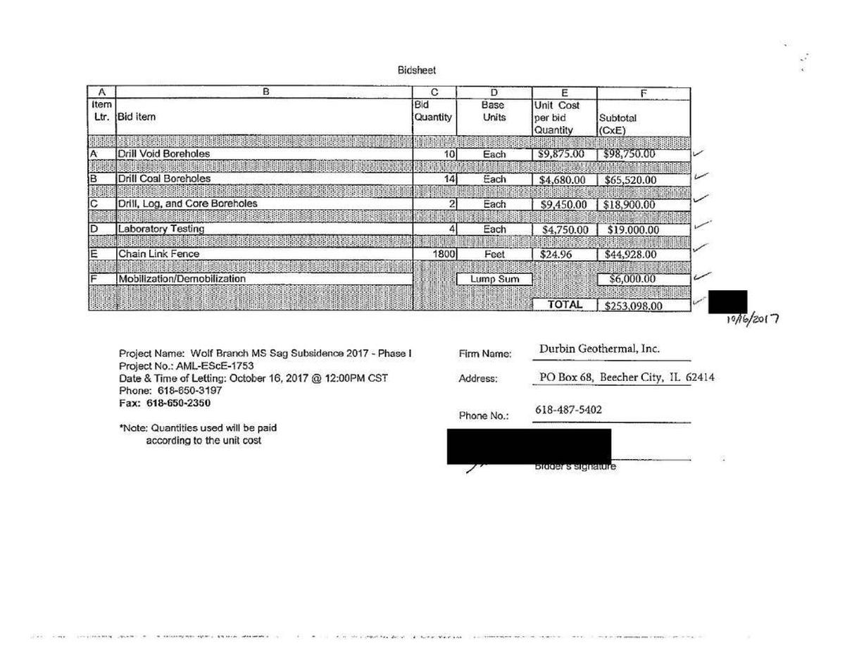 The Illinois Department of Natural Resources has spent $253,098 in federal money at Wolf Branch Middle School. The funding source was the Abandoned Mined Lands Reclamation Council Federal Trust, according to IDNR.