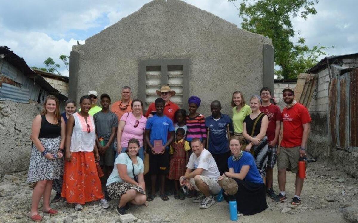 The money raised by Miguel Billings, a fourth grade student at Good Shepherd Lutheran School in Collinsville, has been used to build a home for one family in Haiti.