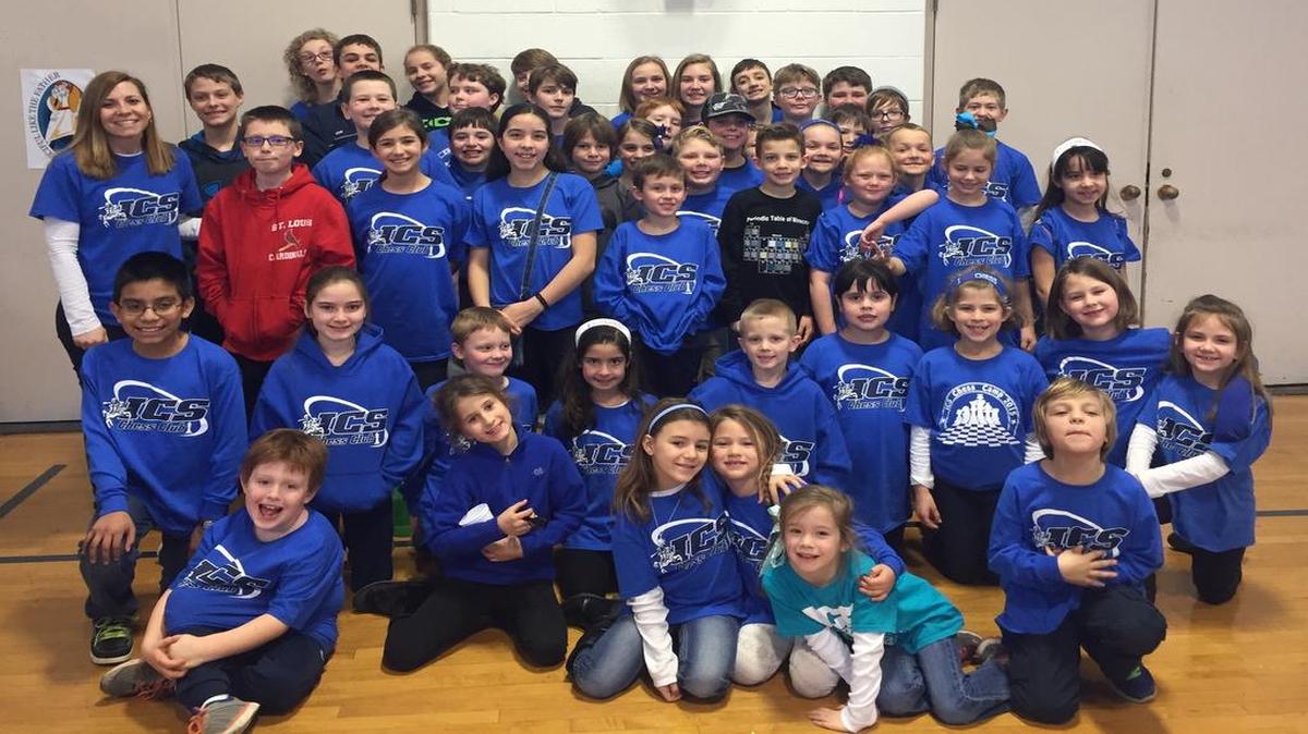 The chess team at Immaculate Conception School, in Columbia, hosted a tournament at its school. The team came in second.
